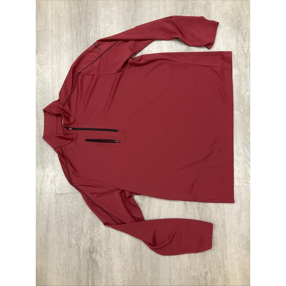 Callaway Men's Golf 1/4 Zip Pullover With Pocket Cardinal XL